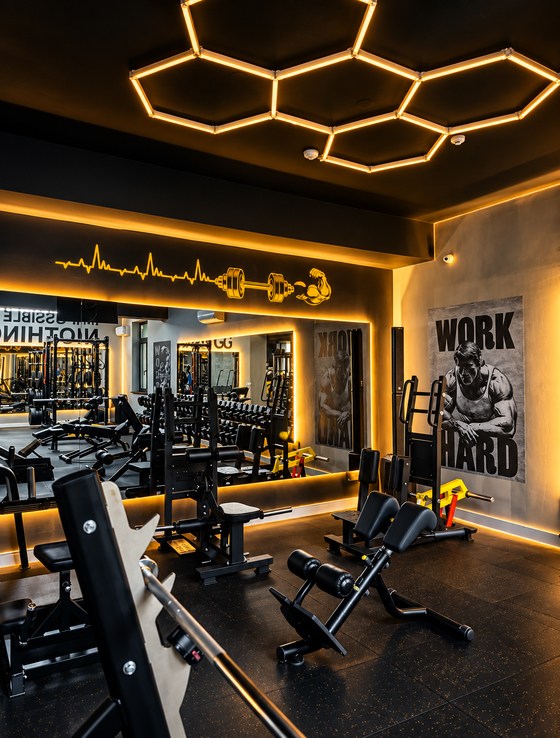 Zonă din sala Alex Negrea GYM